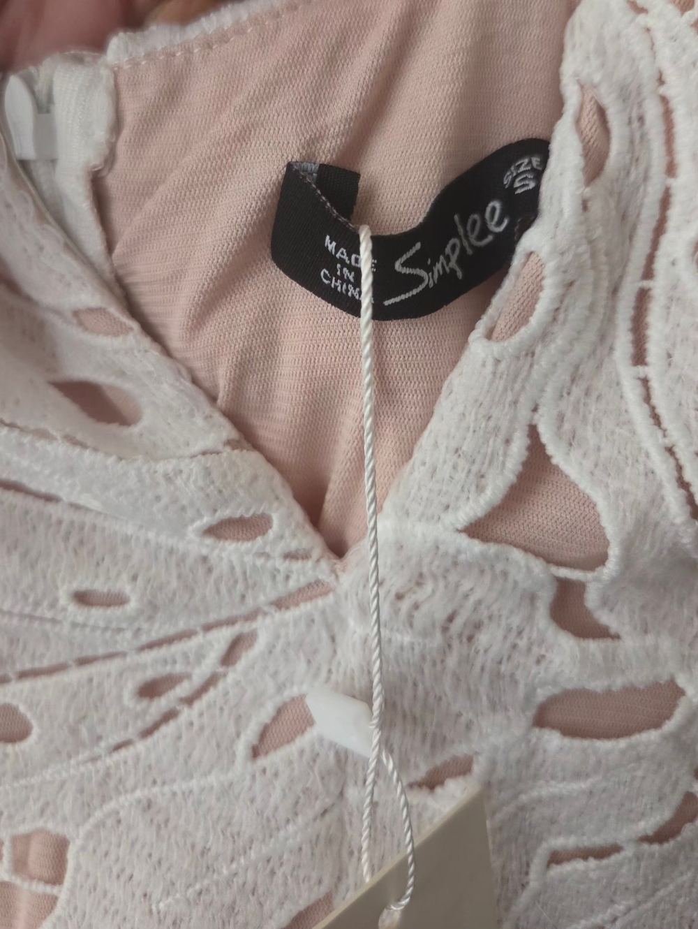 Simplee Apparel White Lace High-Low Sundress - Picture 7 of 8